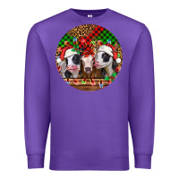 Purple Christmas heifers Christmas Premium Sweatshirt - Jasminsmagicworld
