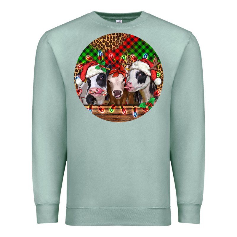 Christmas Heifers Christmas Premium Sweatshirt by Jasminsmagicworld | Teevron