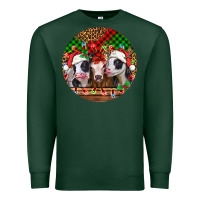 Sports Green Christmas heifers Christmas Premium Sweatshirt - Jasminsmagicworld