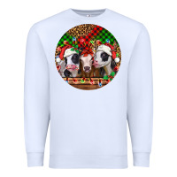 White Christmas heifers Christmas Premium Sweatshirt - Jasminsmagicworld