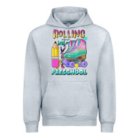 Heather Grey rolling into preschool Urban Hoodie - BundleAndBundleShop