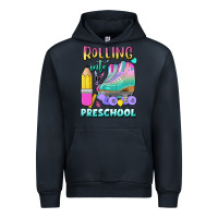 Navy rolling into preschool Urban Hoodie - BundleAndBundleShop