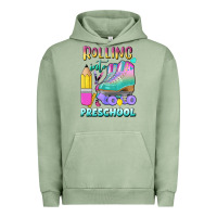 Pigment Oil Green rolling into preschool Urban Hoodie - BundleAndBundleShop