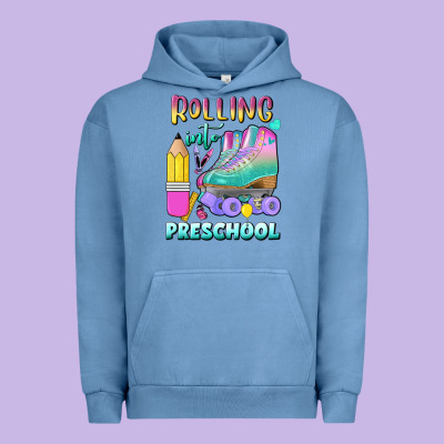 Rolling Into Preschool Urban Hoodie Designed By Bundleandbundleshop