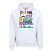 White rolling into preschool Urban Hoodie - BundleAndBundleShop