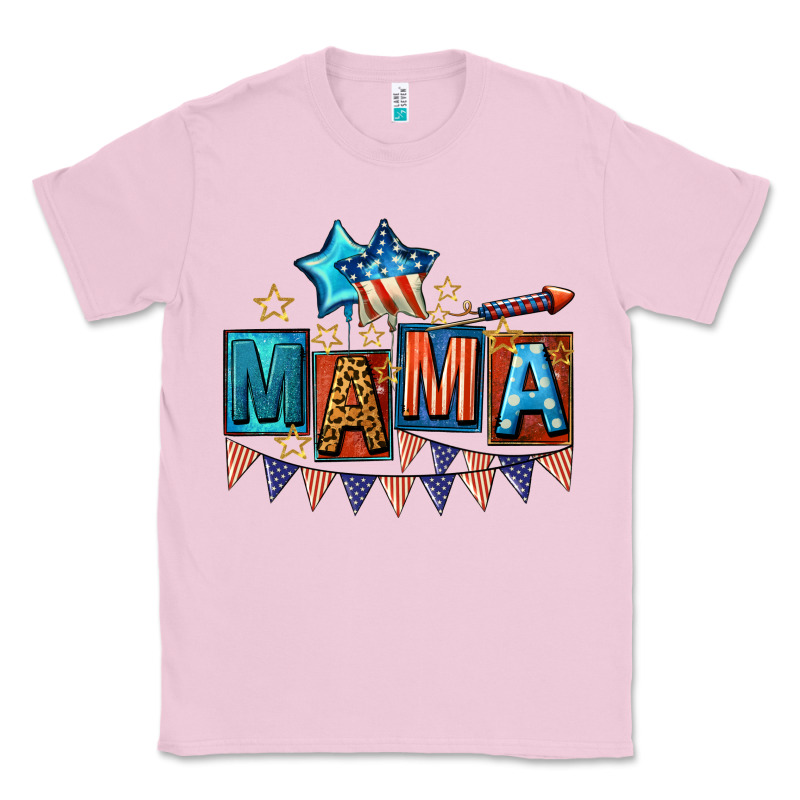 All American Mama 4th Of July Classic Tee by CowGirlArtShop | Teevron