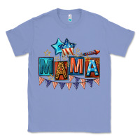 Colony Blue All American Mama 4th of July Classic Tee - CowGirlArtShop