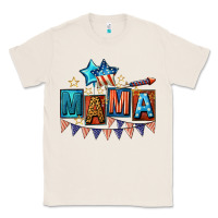 Natural All American Mama 4th of July Classic Tee - CowGirlArtShop