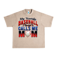 French Oak my favorite baseball player calls me mom Urban Heavy Tee - Zillion Design Studio
