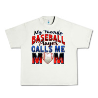 My Favorite Baseball Player Calls Me Mom Urban Heavy Tee | Teevron