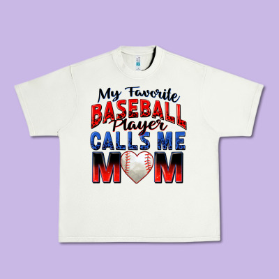 Urban Heavy Tee my favorite baseball player calls me mom