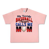 Salmon my favorite baseball player calls me mom Urban Heavy Tee - Zillion Design Studio