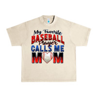 Sandshell my favorite baseball player calls me mom Urban Heavy Tee - Zillion Design Studio