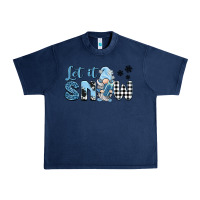 Navy let it snow gnome Urban Heavy Tee - BarkalooDesign