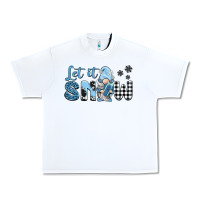 White let it snow gnome Urban Heavy Tee - BarkalooDesign