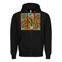 Black indian headdress pattern tumbler Zipper Hoodie - HRA Design Shop