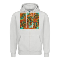 Dove Grey indian headdress pattern tumbler Zipper Hoodie - HRA Design Shop