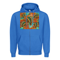 True Royal indian headdress pattern tumbler Zipper Hoodie - HRA Design Shop