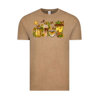 Vintage Coffee sunflower coffee cups Vintage Tee - texasbilliewilder