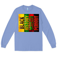 Colony Blue Black History Month periodt Long Sleeve Tee - Zillion Design Studio