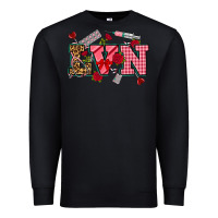 Black valentines day lvn Premium Sweatshirt - NancyCooperArtShop