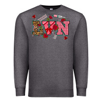 Charcoal Heather valentines day lvn Premium Sweatshirt - NancyCooperArtShop