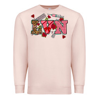 Pale Pink valentines day lvn Premium Sweatshirt - NancyCooperArtShop