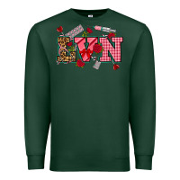 Sports Green valentines day lvn Premium Sweatshirt - NancyCooperArtShop