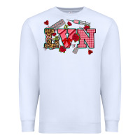 White valentines day lvn Premium Sweatshirt - NancyCooperArtShop