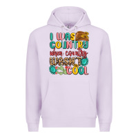 Lilac i was country when country wasnt cool Premium Hoodie - MaliasSmallBusiness
