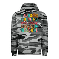 Slate Camo i was country when country wasnt cool Premium Hoodie - MaliasSmallBusiness