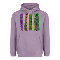 Lavender mardi gras brushstrokes Heavyweight Hoodie - AdoDesignShop