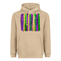 Mushroom mardi gras brushstrokes Heavyweight Hoodie - AdoDesignShop