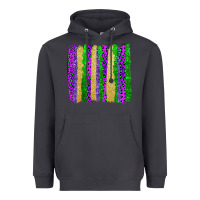 Smoke mardi gras brushstrokes Heavyweight Hoodie - AdoDesignShop