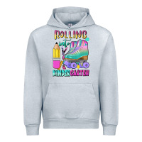 Heather Grey rolling into kindergarten Urban Hoodie - BundleAndBundleShop