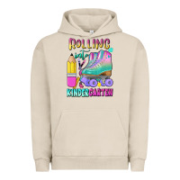 Pigment French Oak rolling into kindergarten Urban Hoodie - BundleAndBundleShop