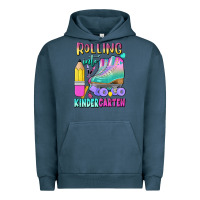 Pigment Midnight Navy rolling into kindergarten Urban Hoodie - BundleAndBundleShop