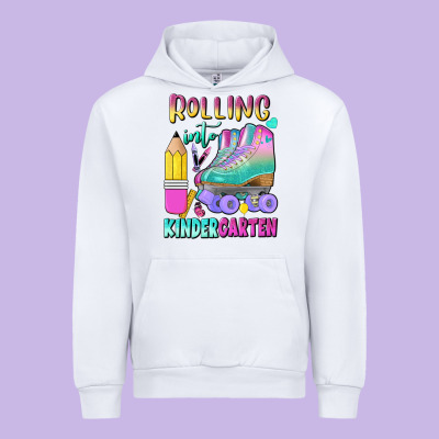 Rolling Into Kindergarten Urban Hoodie Designed By Bundleandbundleshop