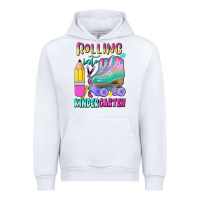 White rolling into kindergarten Urban Hoodie - BundleAndBundleShop
