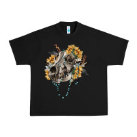 Black Boho wolf skull Urban Heavy Tee - RanaPortraitStore