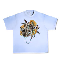 Grape Ice Boho wolf skull Urban Heavy Tee - RanaPortraitStore