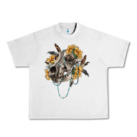 Lunar Rock Boho wolf skull Urban Heavy Tee - RanaPortraitStore