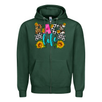 Sports Green race life Zipper Hoodie - HRA Design Shop