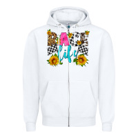 White race life Zipper Hoodie - HRA Design Shop