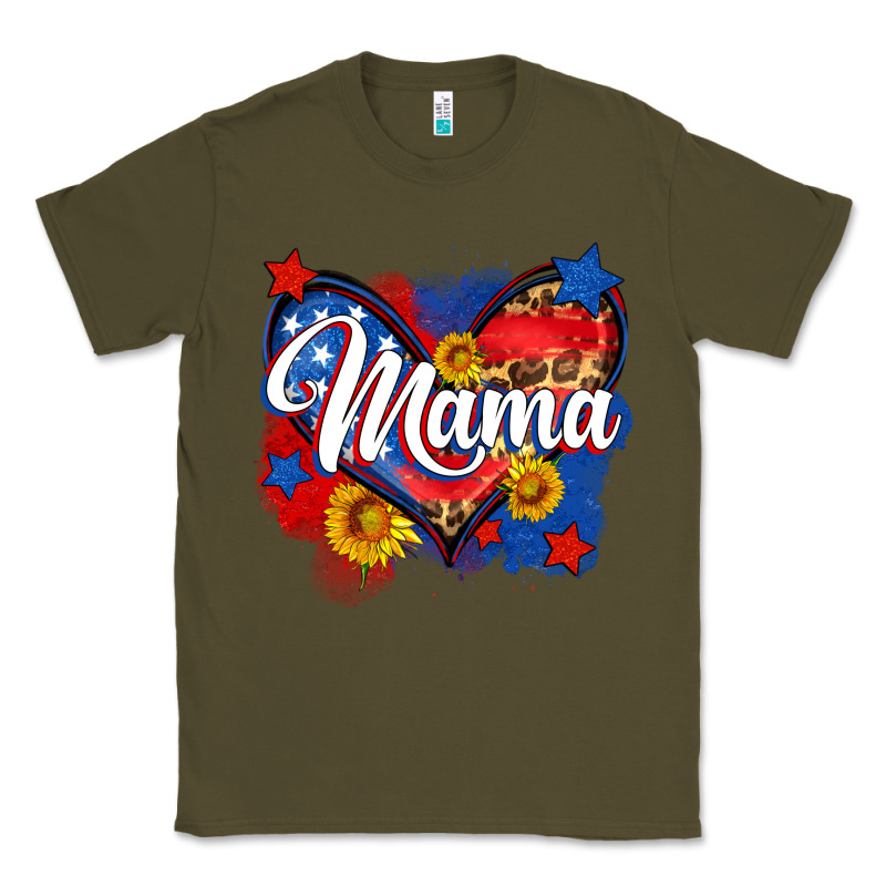 American Mama Heart Classic Tee by Neo Western | Teevron