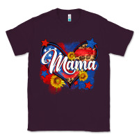 Plum American mama heart Classic Tee - Neo Western