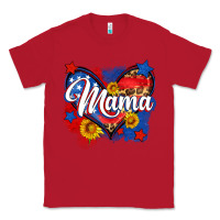 Red American mama heart Classic Tee - Neo Western