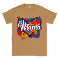 Toasted Coconut American mama heart Classic Tee - Neo Western