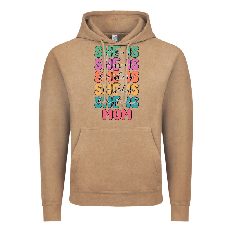 She Is Mom Vintage Hoodie by JahusDesignShop | Teevron