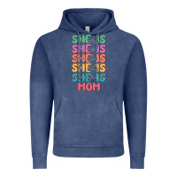 Vintage Denim she is mom Vintage Hoodie - JahusDesignShop